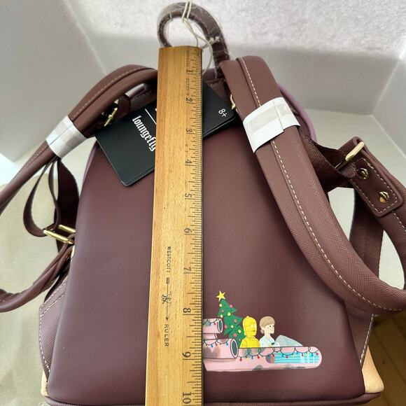 Loungefly Star Wars Jawa Christmas Tree Mini Backpack NWT - Picture 4 of 6